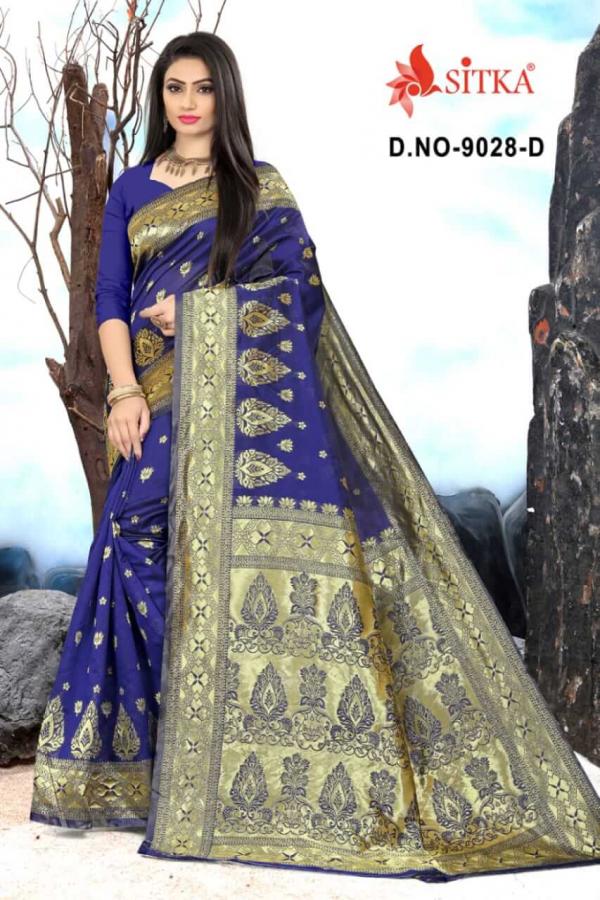 Sitka Subhlaxmi 9028 Fancy Handloom Silk Saree Collection 
